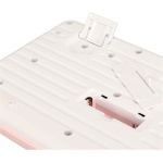 Traje de Teclado y Ratón Inalámbricos, Sombrero Redondo, Teclado Punk, Combo de Conexiones Inalámbricas para Oficina de Juegos, Combos de Teclado y Ratón (Tablero Rosa) - Imagen 7