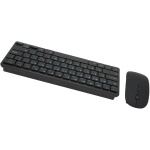 Combo de Ratón y Teclado Inalámbrico de 2,4G, Botón Silencioso Ajustable de 3 dpi, Teclado Ergonómico Negro de 64 Teclas para Escritorio - Imagen 3