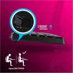 NGS ALLUREKIT Kit de Teclado Multimedia y Ratón 1200dpi Inalámbricos 2.4GHz (AZERTY Francés) - Imagen 5