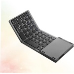 Gadpiparty Teclado Inalámbrico Teclado Plegable Teclado del Teléfono Teclado De La Tableta Teclado Inalámbrico De Computadora Teclados De Computadora Toque del Ratón - Imagen 7