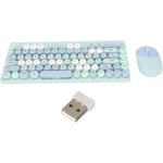 JAWL Combinación de Ratón y Teclado Inalámbrico Compatibilidad con Ratón y Teclado Inalámbrico para PC (Azul) - Imagen 6