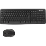 CoolBox COO-KTR-02W - Pack Teclado y Ratón Inalámbrico 2.4GHz con Diseño Ergonómico y Silencioso. Teclado Español con 105 Teclas y Bloque Numérico, Ratón Ambidiestro 1600DPI Ajustable. Negro - Imagen 2