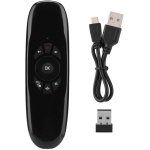 Compatible con Teclado Completo, Ratón Volador, Control Remoto Inalámbrico de 2,4G, Control Remoto de Teclado, para Windows, - Imagen 2