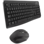 CoolBox COO-KTR-02W - Pack Teclado y Ratón Inalámbrico 2.4GHz con Diseño Ergonómico y Silencioso. Teclado Español con 105 Teclas y Bloque Numérico, Ratón Ambidiestro 1600DPI Ajustable. Negro - Imagen 3