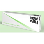 NEWWAY – Pack RF01 Teclado inalámbrico con alfombrilla – Teclado inalámbrico francés (AZERTY) 97 teclas 13 accesos directos multimedia – Ratón WiFi 2.4GHz 4 botones compacto – Receptor USB – Blanco - Imagen 8