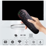 Hduacuge G30S - Ratón con control remoto inalámbrico (33 teclas, 33 teclas IR Learning Gyro Sensing Wireless Smart Remote para Android TV Box - Imagen 5