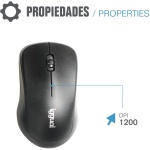 iggual - Gama Business - Pack Teclado y Raton | Teclado y Raton Inalambrico - Compatible con Windows, MacOS y Android - Color Negro - Imagen 6