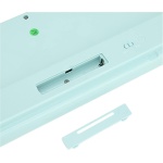 DAWH Ratón del Teclado del USB, Material del ABS del Ratón del Teclado del Juego Inalámbrico de 68 Teclas 2.4G para el Escritorio (Color Mezclado Azul) - Imagen 8