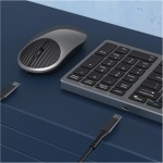 GTOULHH Combo Teclado y Ratón Inalámbrico Combo De Teclado Y Mouse Juego De Teclado Y Mouse Silenciosos For PC PC/Laptops/Ordenador(G) - Imagen 6