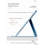 CLALOC Funda con Teclado para Xiaomi Mi Pad 5/5 Pro De 11 Pulgadas - (Diseño QWERTY) con Ratón, Funda con Teclado Inalámbrico Extraíble para Xiaomi Mi Pad 5/5 Pro De 11 Pulgadas,Azul - Imagen 6
