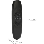 Ratón Remoto Inalámbrico 2.4G, Resolución de 1000 dpi Diseño Ergonómico Función de Juego Somatosensorial Ahorro de Energía Inteligente Teclado Inalámbrico Fly Mouse para PC - Imagen 6