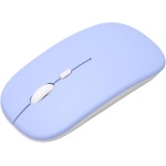 Teclados de Computadora Ratones, Juego de Ratón con Teclado Inalámbrico Diseño Ergonómico Estructura de Pie de Tijera de Metal ABS para Oficina (Blue) - Imagen 4