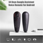 Hduacuge G30S - Ratón con control remoto inalámbrico (33 teclas, 33 teclas IR Learning Gyro Sensing Wireless Smart Remote para Android TV Box - Imagen 3