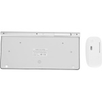 Combo De Teclado Y Ratón, Sensación Cómoda Textura Fuerte Teclado Inalámbrico Combo De Ratón Escritura Más Suave Y Receptiva para Escritorio para para(Plata) - Imagen 4