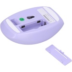 Teclado y Ratón Inalámbricos, Combinación de Teclado y Ratón, Ratón y Teclado para Juegos, Funda Silenciosa Retro Multicolor, Juego de (Conjunto de Teclado y Mouse de Colores - Imagen 9