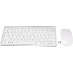 Juego de Ratón con Teclado, Ratón Inalámbrico de 78 Teclas para Oficina (Silver) - Imagen 6