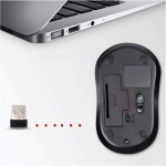 WYKDL Teclado inalámbrico avanzado y Teclado Combo de ratón inalámbrico y ratón Combinación Silencio portátil a Prueba de Agua - Imagen 2