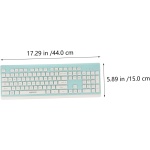 OSALADI 1 Juego Conjunto De Ratón De Teclado Mini Teclado Inalámbrico Teclado Inalámbrico De Windows Teclado Ergonómico Ratón Inalambrico Teclado y Silenciar Ratón y Teclado El Plastico - Imagen 6