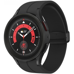 SAMSUNG SM-R920 Galaxy Watch5 Smartwatch Black Titanium 45mm EU