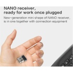 Oikabio G7V PRO - Ratón y teclado inalámbrico de voz retroiluminada con control remoto de voz inteligente 2.4G - Imagen 5