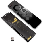 MayHei W3 2.4G Control Remoto inalámbrico del ratón aéreo de Voz, Mini Teclado para Android TV Box/Windows/Mac OS/Linux gyro para Aprender Funciones de Control Remoto - Imagen 3