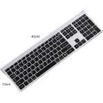 MDWZH Teclado y Raton Teclado Y Ratón Compatible con Teclado Y Ratón Bluetooth Inalámbrico Recargable Multidispositivo Combo de Teclado y Ratón(Black) - Imagen 2