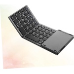 Gatuida Teclado Inalambrico Teclado Táctil Teclado De La Tableta Teclado Plegable Teclado del Telefono Teclado Tablet Teclados Inalambricos para Computadoras Ratón Pliegue - Imagen 8