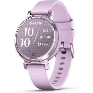 Garmin Lily 2, Reloj Inteligente, Diseño elegante, Datos de Salud y Forma Física, Pantalla Táctil, Notificaciones Inteligentes, Autonomía hasta 5 días, Lila