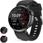 Reloj inteligente Ultra Hombre mujer con llamadas y WhatsaApp (recibir/hacer llamada),1,52" redonda pantalla HD fitness tracker con Monitor Sueño,smartwatch con 120+ Deportes Modos para Android iOS - Imagen 1