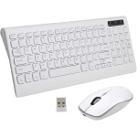 Backbayia - Teclado digital inalámbrico y ratón para iMac iPad, tablet, teléfono Android (2,4 g), color blanco - Imagen 2