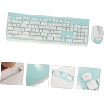 OSALADI 1 Juego Conjunto De Ratón De Teclado Mini Teclado Inalámbrico Teclado Inalámbrico De Windows Teclado Ergonómico Ratón Inalambrico Teclado y Silenciar Ratón y Teclado El Plastico - Imagen 4