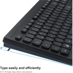 Veemoon 1 Juego De Teclado Y Ratón Inalámbricos Teclado Inalámbrico De Tamaño Completo Ratones Ergonómicos para Ordenador Portátil Y Pc - Imagen 6