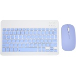 Teclados de Computadora Ratones, Juego de Ratón con Teclado Inalámbrico Diseño Ergonómico Estructura de Pie de Tijera de Metal ABS para Oficina (Blue) - Imagen 6