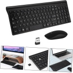 Gatuida 1 Juego De Teclado Y Ratón Teclado Inalámbrico Silencioso Teclado Inalámbrico Teclado De Ordenador Teclado Inalámbrico Moderno Ratón USB Escritorio Portátil Abs - Imagen 5
