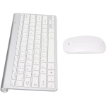 Juego de Ratón con Teclado, Ratón Inalámbrico de 78 Teclas para Oficina (Silver) - Imagen 8