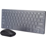 Mini Teclado Inalámbrico, Ergonómico, Reduce la Fatiga, Teclado Inalámbrico, Ratón, Combo Plug and Play para Office para Notebook(Negro, K-03) - Imagen 8