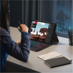 EHLCYS Funda con Teclado para Lenovo Tab P12 12,7 Pulgadas TB370FU 2023 Tableta, Trackpad Inteligente Multipunto Retroiluminado De 7 Colores, Teclado Bluetooth Inalámbrico Desmontable con Ratón - Imagen 8