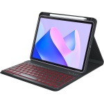 GUPENAA Negro, Funda Teclado Español (Incluye Ñ) para Huawei Matepad 11 2023 (DBR-W10), Retroiluminación de 7 Colores, Teclado Bluetooth Inalámbrico Magnético Desmontable con Ratón - Imagen 2