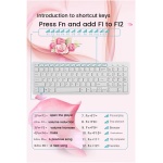 Evenden Kit de ratón y teclado inalámbrico óptico de 2,4 G, teclado inalámbrico, receptor USB, combo para PC, portátil, de oficina ultrafino - Imagen 2