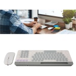 Juego de Ratón con Teclado Inalámbrico de Modo Doble, Ratón con TecladoRecargable de Tamaño Completo, Combinación de Teclado y Ratón Inalámbricos Ultradelgados de 2,4G, Estable, - Imagen 5