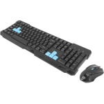 VBESTLIFE Combinación de Teclado y Ratón Inalámbricos Juego de Ratón y Teclado Inalámbrico, Juego de Ratón y Teclado para Juegos Combinaciones de Teclado y Ratón - Imagen 3