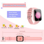 Lylica Reloj Inteligente Niños - Smartwatch Niño para y Niña con Podómetro, 19 Juegos, Llamadas, SOS, Música, Linterna, Juguetes para niños de 3-12 años Navidad Cumpleaños Regalo (Rosa) - Imagen 7