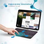 KOOCHUWAH Teclado K08 Bluetooth con Touchpad QWERTY Español, Compatible con iPad Galaxy Tab Tablets Portátil Teléfonos Inteligentes. - Imagen 8