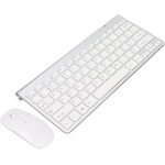 Juego de Ratón con Teclado, Ratón Inalámbrico de 78 Teclas para Oficina (Silver) - Imagen 7