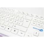 Simpletek - Kit de ratón y teclado inalámbrico 2.4G Layout DE | German Alemán Keyboard QWERTZ con teclado numérico ratón ergonómico 3 teclas receptor USB - Imagen 6