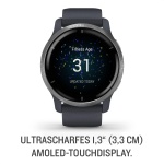 Garmin Venu 2 - Reloj inteligente con GPS, música y deportes, Azul Grafito, 45 mm - Imagen 3