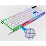 ARTIBETTER Colocar Ratón con Cable USB Accesorios De Juego Teclado Led y Teclado USB y Teclado Iluminado Teclado con Cable De Computadora Teclado Inalambrico Teclado Cableado - Imagen 8