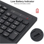 Veemoon 1 Juego De Teclado Y Ratón Inalámbricos Teclado Inalámbrico De Tamaño Completo Ratones Ergonómicos para Ordenador Portátil Y Pc - Imagen 9