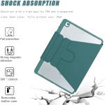 Funda Magnético Rotación de 360 Grados con Trackpad Teclado iPad Pro 11 Pulgada (4ª 3ª 2ª 1ª Gen), Español Ñ Teclado Desmontable Inalámbrico con Portalápices y Ratón Bluetooth Recargable, Verde Oscuro - Imagen 6