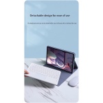 CLALOC Funda con Teclado para Xiaomi Mi Pad 5/5 Pro De 11 Pulgadas - (Diseño QWERTY) con Ratón, Funda con Teclado Inalámbrico Extraíble para Xiaomi Mi Pad 5/5 Pro De 11 Pulgadas,Azul - Imagen 8